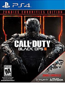 Call Of Duty®: Black Ops Iii  Zombies Chronicles Ps4  Mídia Digital