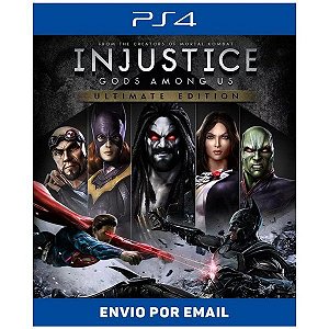 injustice gods among us ultimate edition Ps4 PS5 Mídia Digital