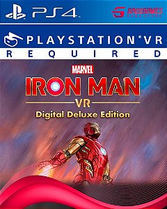 Marvel's Iron Man VR Edição Digital Deluxe PS4 midia digital