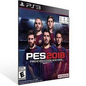 PES 18 - PS3 PSN MÍDIA DIGITAL