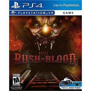Until Dawn: Rush Of Blood Ps4 Mídia Digital