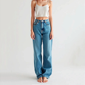 Calça Jeans Wide Acid
