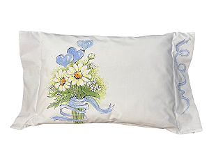 Travesseiro Buquet de Flores Margaridas