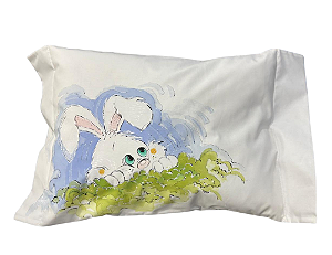 Travesseiro Coelho Arteiro Percal