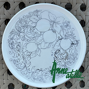 Gabarito 4 Limões Siciliano Arabescado 30cm/Diâmetro