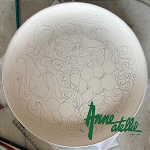 Gabarito em Papel Vegetal Limões desenho 30cm/Diâmetro