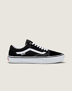 Tênis Vans Skate Old Skool - Black/White