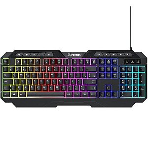 Teclado Gamer Multimidia Fortrek Shortcut Preto [F002]