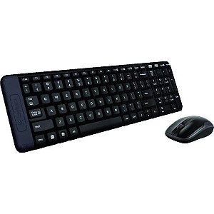 Kit Teclado e Mouse sem Fio MK220 Preto LOGITECH [F002]