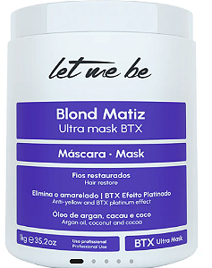COD.06 - Alisamento - Blond Matizador Ultra Mask (Loiro, Grisalho ou Descolorido) - 1KG