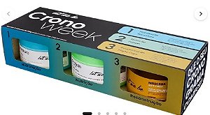 COD.07 - Kit Cronograma Capilar (Hidrata, Nutre, Reconstrução) 250 Gr