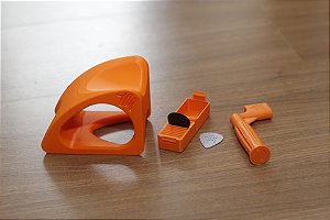 Kit Guitarrista - Enrolador + Apoio de Braço + Porta Palheta