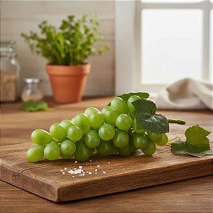 Cacho de Uva Artificial Realista 14 cm – Decoração Durável e Estilo Natural