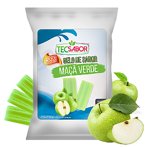 Gelo de Sabor Maçã Verde 1 kg