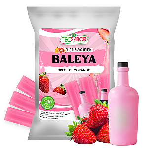 Gelo de Sabor Baleya Creme de Morango 1 kg