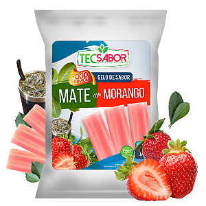 Gelo de Sabor Mate com Morango 1 kg