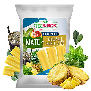 Gelo de Sabor Mate com Abacaxi com Hortelã 1 kg
