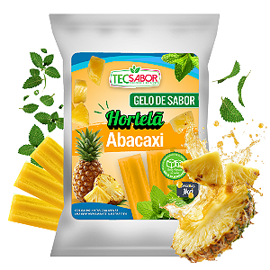 Gelo de Sabor Hortelã com Abacaxi 1 kg