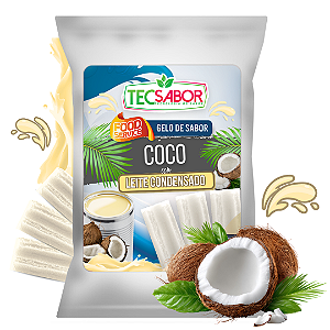 Gelo de Sabor Leite Condensado com Coco 1 kg