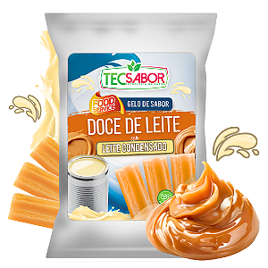 Gelo de Sabor Leite Condensado com Doce de Leite 1 kg