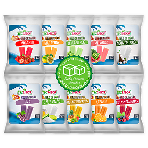 Kit 10 Gelos de Sabor - Mais Vendidos
