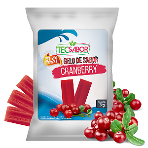 Gelo de Sabor Cranberry 1 kg