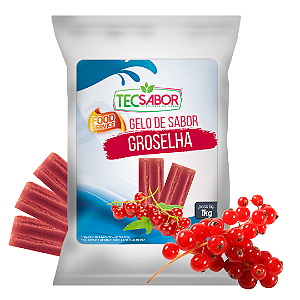 Gelo de Sabor Groselha 1 kg
