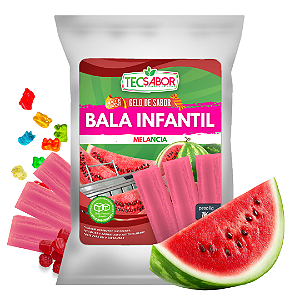 Gelo de Sabor Bala da Infância Melancia 1 kg