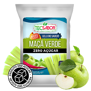Gelo de Sabor Zero Açúcar Maçã Verde
