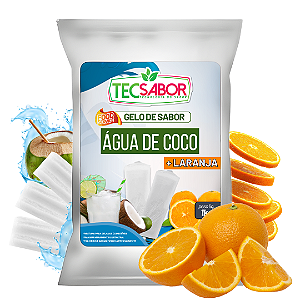 Gelo de Sabor Água de Coco com Laranja 1 kg