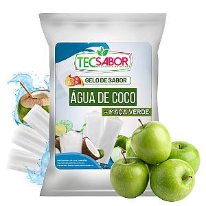 Gelo de Sabor Água de Coco com Maçã Verde 1 kg