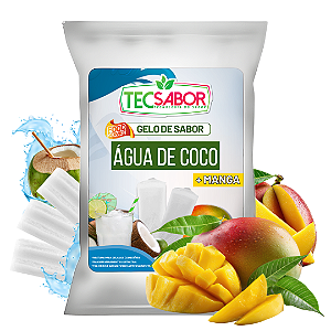 Gelo de Sabor Água de Coco com Manga 1 kg