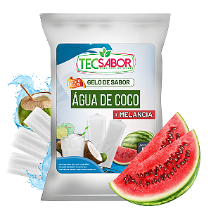 Gelo de Sabor Água de Coco com Melancia 1 kg