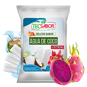 Gelo de Sabor Água de Coco com Pitaya 1 kg