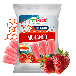 Gelo de Sabor Proteico Morango 1 kg
