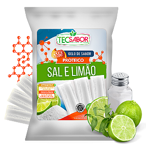 Gelo de Sabor Proteico Sal e Limão 1 kg