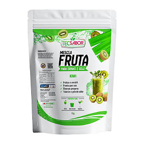 Frutas para Drinks e Gelos Sabor Kiwi 1 kg