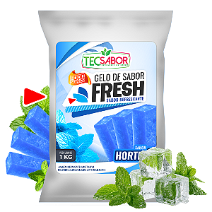 Gelo de Sabor Fresh Trident Hortelã 1 kg