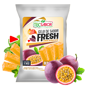 Gelo de Sabor Fresh Trident Maracujá 1 kg