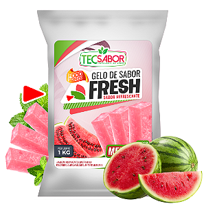 Gelo de Sabor Fresh Trident Melancia 1 kg