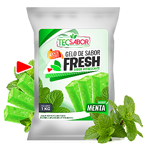 Gelo de Sabor Fresh Trident Menta 1 kg
