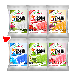 Kit 1 - 6x Gelos de Sabor Fresh Trident