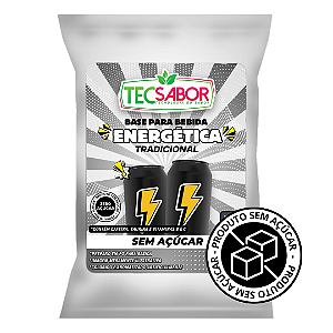 Energético Zero Açúcar - Base em Pó para Bebida Energética - Produz 20 litros Tecsabor