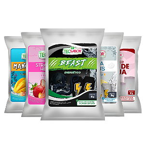 Energético Sabores Especiais - Base em Pó para Bebida Energética - Produz 20 litros Tecsabor