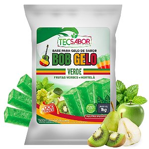 Gelo de Sabor Bob Verde 1 kg