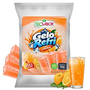 Base para Gelo de Sabor Refrigerante Laranja 1 kg