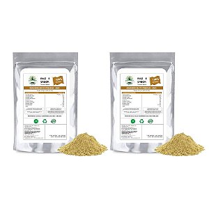 Gengibre em pó 500g, Raiz e Sabor Tempero Natural, kit com 2, Especiarias e condimentos, Sem Glúten