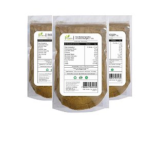 Kit 3 Shot Matinal de Spirulina, Cúrcuma e Gengibre 100% Natural 100g
