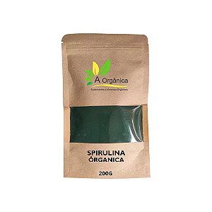 Spirulina em pó 100% Pura Premium 200g