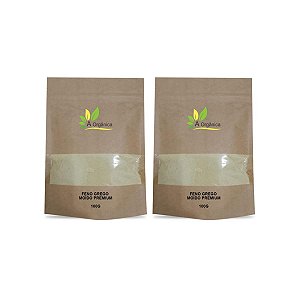 Kit 2 Feno Grego em pó Premium 100g